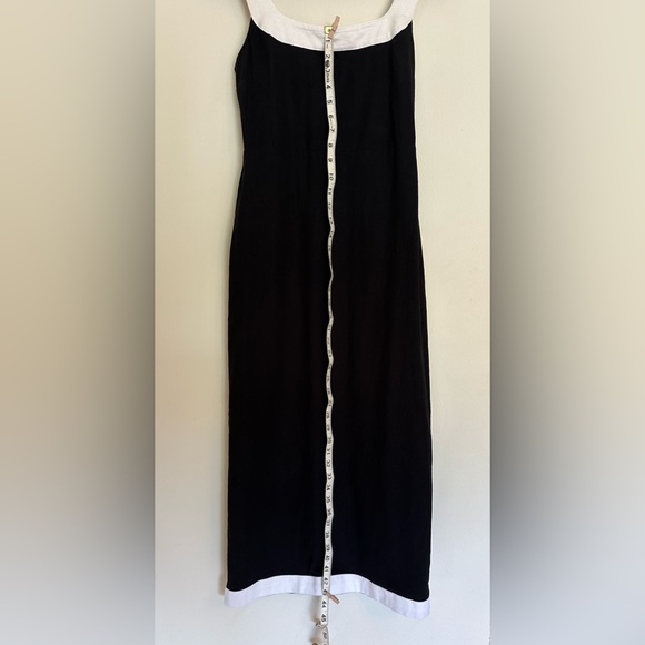 Abercrombie & Fitch Black and Cream Midi Dress - Picture 6 of 6